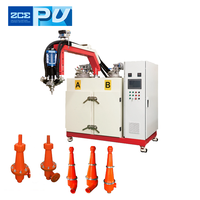 Nueva Máquina de Fundición de Elastómero de Poliuretano ZC, Equipo de Vertido de Uretano de Baja Presión, Bomba, Motor, Componentes Principales PLC
