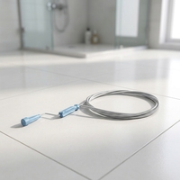 Herramienta Profesional para Limpiar Tuberías - Desatascador Manual en Espiral para Desagües de Baño