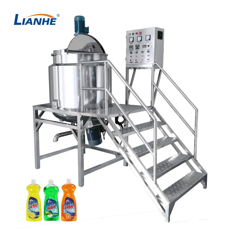 300Lステンレス鋼加熱液体ミキサータンク攪拌機手洗い液体石鹸製造機付き