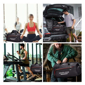 Bolsa de Gimnasio para Hombre con Compartimento para Zapatos y Bolsillo Impermeable, Bolsa Deportiva Convertible en Mochila, Bolsas Deportivas Impermeables Unisex - Product Image 5