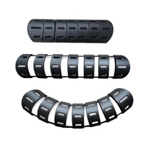 Pour Benda Chinchilla 350/450 Napoleon 450 Black Flag Gray Stone 250 CVT, couvercle d'isolation thermique anti-brûlure en plastique pour tuyau d'échappement