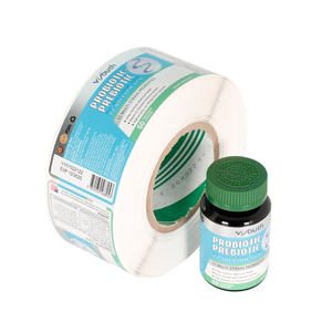 Kunden spezifische selbst klebende Ergänzungs verpackungs etiketten Heiß gestempeltes Medizin flaschen rollen etikett für den Pillen gebrauch - Product Image 3