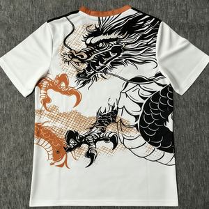 Jersey Musim Panas Spanyol 2526 Lengan Pendek 100% Poliester Elastis Cepat Kering Bernapas Heat-Transfer OEM - Product Image 1