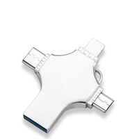 Clé USB Type-C OTG 4 en 1, 8G 16G 32G 64G 128GB, clé USB, clé mémoire, cadeau personnalisé, mini clé USB