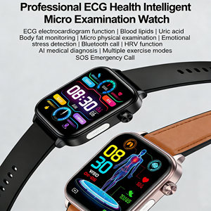 DENIXI ET570 untuk Jam Tangan Pintar dengan Pemantauan EKG, Detak Jantung, Suhu, Tekanan Darah, Jam Tangan Olahraga untuk Pria Wanita - Product Image 2