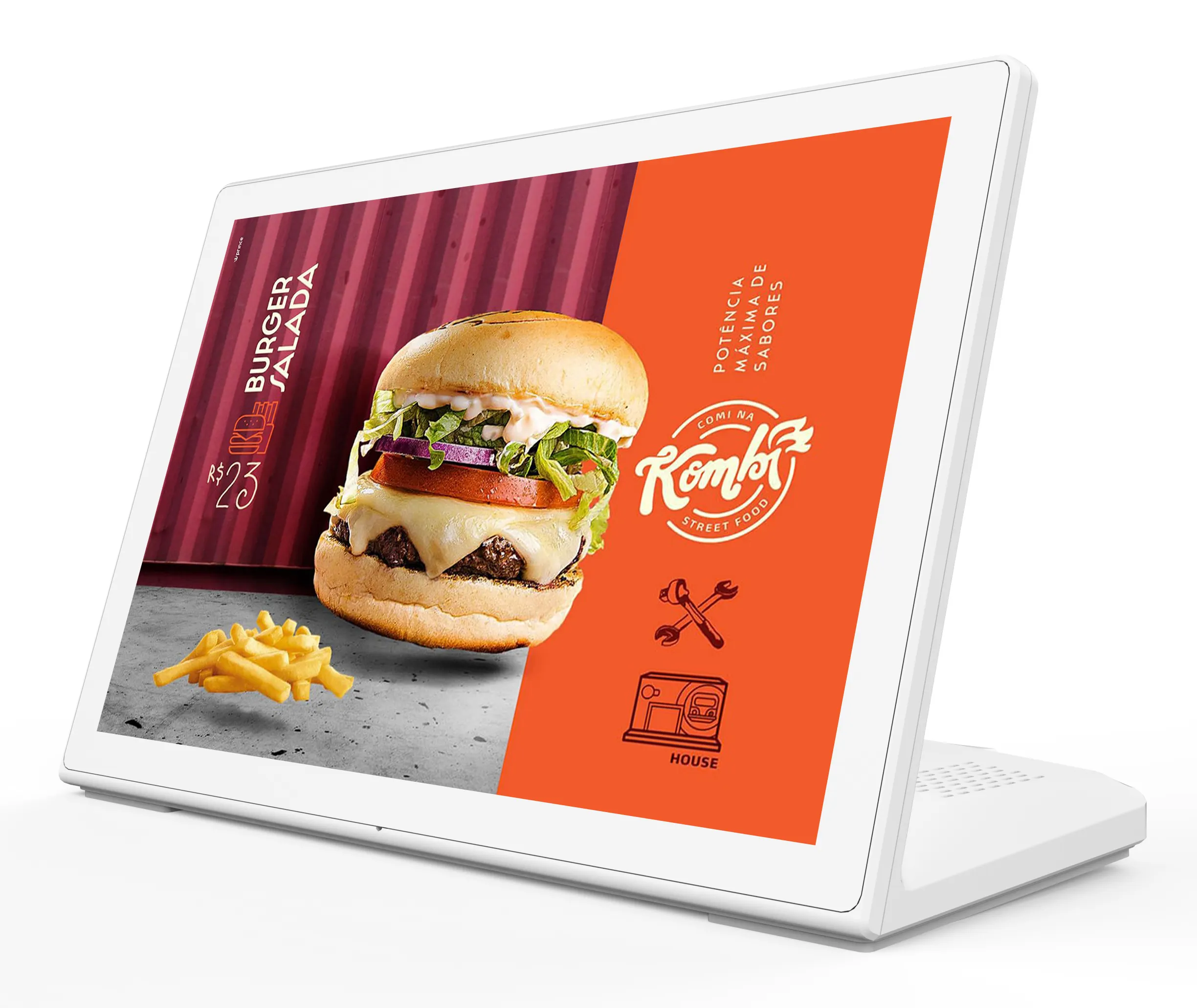 Tablet Touch Tablet Android pc 10.1 pollici Digital Signage RK3288 Android 8.1 10 pollici tipo L tablet pc per ristorante Menu cibo