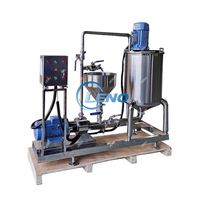 Machine d'extraction d'huile de CBD d'homogénéisateur émulsifiant ultrasonique à réservoir en verre unique