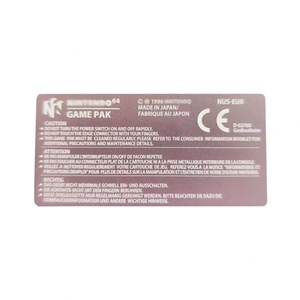 Autocollants pour cartouches de jeux vidéo N64 pour GBA Game Boy Advance - Product Image 2