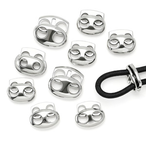 Yongjia County Meiban Garment Accessories Co., Ltd. Metal Spring <b>Buckle</b> Double Hole Press Fit Zinc Alloy Adjustable Pig Nose - Product Image 1