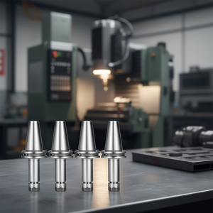 Ensemble de mandrins électriques ER16 100 mm en acier inoxydable CAT40 pour machine de gravure CNC, fraiseuse, porte-outil de tour - Product Image 2