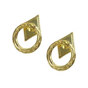 Poignée de tiroir en forme de diamant, bouton de meuble géométrique moderne en acier inoxydable, durable pour boîtes à bijoux ou cadeaux - Product Image 4