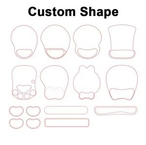 Wholesale Custom Design Mouse Pad With Wrist Rest for Business Promotion Desk Rubber Pvc Printing Logo Mousepad - Product Image 5