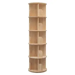 Boom Boekenplank Met Lade Houten Boekenkast Opbergrek Mini Boekenkasten Smalle Desktop Organizer Planken Voor Slaapkamer Kantoor