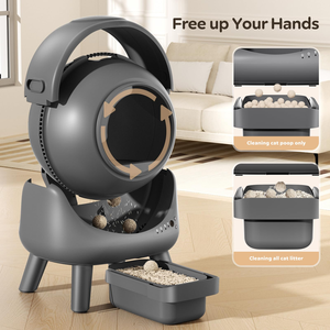Factory High Quality <b>Cat</b> Smart Toilet with Cleaning Mode App Control Areneros Para Gatos Self Cleaning <b>Litter</b> Box Automatically - Product Image 6