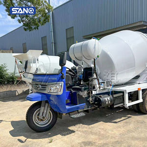 Hochwertiger kleiner Betonmischer 2,5 m ^ 3 Fabrik preis Dreirad-Mini-Betonmischer - Product Image 4