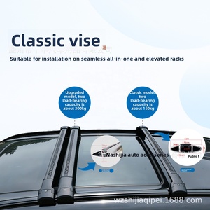 Barre de toit en alliage d'aluminium épaissi de type étau pour Koleos, barre transversale robuste 70kg+, modèle sans perçage Sayu564 - Product Image 3
