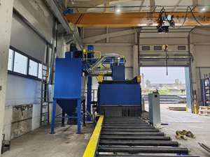 H-<span class=keywords><strong>beam</strong></span> roller shot blasting machine cina vendite dirette della fabbrica - Product Image 4