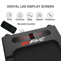 Tapis roulant électrique SHULI 2,5 HP, machine de course compacte et pliable avec mode marche facile pour une utilisation à domicile et des exercices peu encombrants