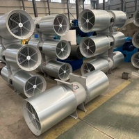 Parking souterrain à faible bruit ventilant la fan de jet de ventilateur d'écoulement axial