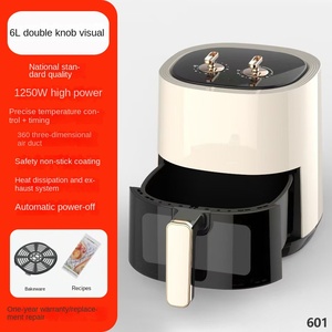 Freidora de Aire Digital Inteligente con Control Táctil, 5L, 1200W, Sin Aceite, Antiadherente PTFE, Temperatura Súper Caliente, 1 Año de Garantía, Visible - Product Image 5