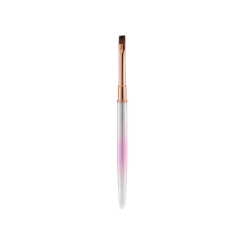Pinceau plat biseauté pour gel 1