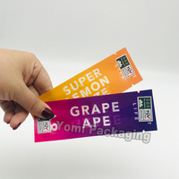 Sachet en plastique écologique de qualité alimentaire avec impression personnalisée du logo thermoscellé sur trois côtés avec joint arrière sacs d'emballage de crème glacée Popsicle