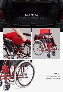 Silla de Ruedas Ligera de Aluminio con Recubrimiento Nano, Modelo Aolike ALK863LAJP-20, Versión Actualizada 2026, con Freno Integrado - Product Image 6