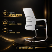 Chaise de bureau exécutive pivotante en cuir à dossier haut avec fonction massage et repose-pieds pour bureau à domicile
