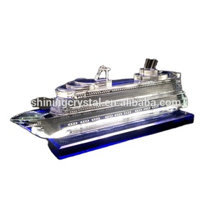 เรือยอชท์เลเซอร์ 3 มิติ รุ่นหรูหรา ผลิตจากคริสตัล K9 งานฝีมือสั่งทำพิเศษ รางวัลเรือยอชท์คริสตัล สำหรับของขวัญธุรกิจ - Product Image 3