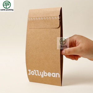 ถุงกระดาษคราฟท์สำหรับบรรจุภัณฑ์ถุงเท้าแบบรีไซเคิล พิมพ์โลโก้ตามสั่ง ขายส่ง สีตามสั่ง ของขวัญสุดหรู ช้อปปิ้ง พร้อมรูเจาะ - Product Image 6