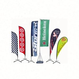 Bandera Lágrima Personalizada Impresa de Fibra de Vidrio para Publicidad, Exhibiciones, Celebraciones, Inauguraciones, Lavaderos de Autos y Tiendas - Product Image 6