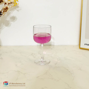 Verres à vin en plastique de luxe au design simple, verres à <span class=keywords><strong>soda</strong></span>, verres à cocktail, verres à vin rouge pour les fêtes et l'usage domestique (vente en gros) - Product Image 3