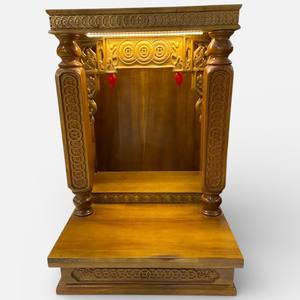 Artisanat en bois fait main – Autels du Dieu de la Richesse et du Dieu de la Terre en bois d'acacia – Dong Tien pour la maison et les entreprises - Product Image 2