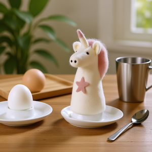 Chauffe-œufs Cilio Lana Unicorn, lot de 6 accessoires de table - Product Image 3