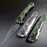 Couteau pliant EDC en acier S30V avec manche en G10, couteau de poche pour le camping en plein air, la survie et les situations tactiques