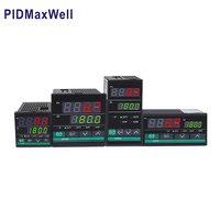 Controlador de Temperatura Digital PID CH102 1/16 DIN, Entrada Universal K/J/PT100, Salida de Relé y SSR