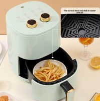 Four intelligent 2-en-1 entièrement automatique Friteuse à air grande capacité Machine à frites électrique en plastique Batterie carrée pour les ménages
