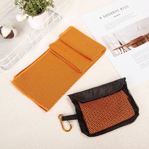 Serviette de sport 30x100 cm à séchage rapide en maille rafraîchissante pour l'exercice en extérieur avec sac de rangement - Product Image 3