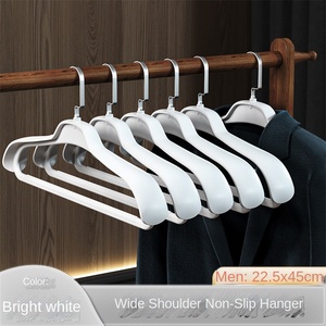 Single Tier hộ gia đình áo nhựa Rack cho Cashmere chống Vai liền mạch Bold đặc biệt treo hỗ trợ cho ban công - Product Image 6