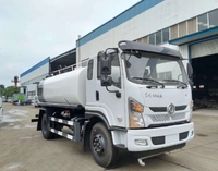 Nueva Camioneta Cisterna de Agua Diésel 4x2 Personalizable de 10cbm y 200hp Euro 3 para Limpieza Municipal con Motor y Bomba