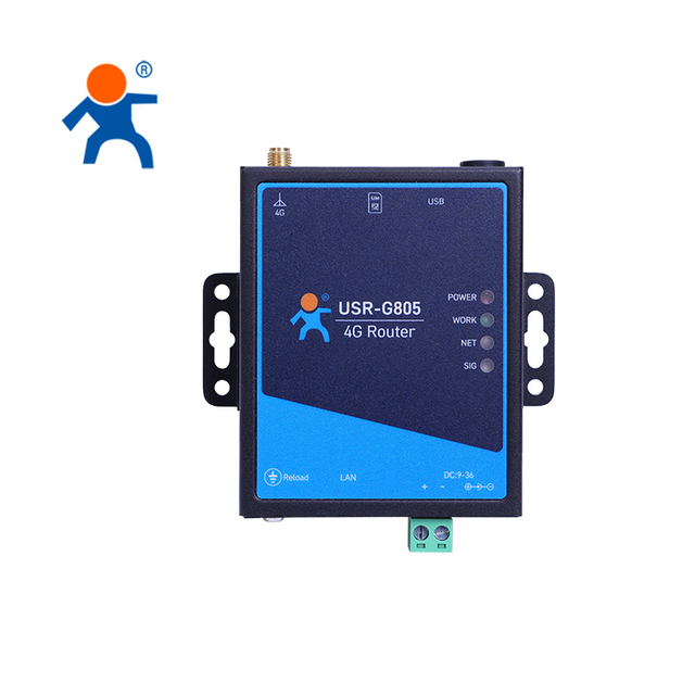 USR-G805-ECEUX EMEA & Thailand & India Mini Industrial 4G Cellular Router VPN LTE Router With Sim Card Slot