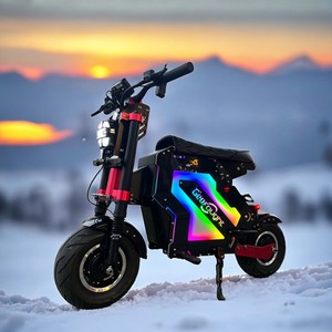 Scooter électrique Geofought Molo 5 avec démarrage par carte NFC, moteur à séparation sous vide, moteur double 72V 60V 52V, batterie amovible - Product Image 1