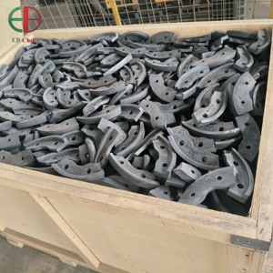 Lames courbées pour rotoculteur en fonte, haute dureté HB600 Ni-Hard, résistantes à l'usure, pour l'agriculture en terres arides - Product Image 4