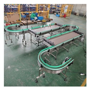 5 Lite chai nước chất lượng cao dây chuyền sản xuất dây chuyền hàng đầu Hệ thống băng tải xích phẳng từ nhà máy Trung Quốc - Product Image 3