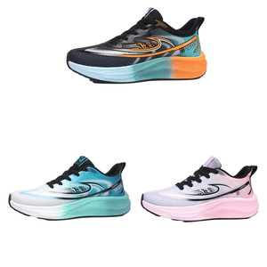 Chaussures décontractées tendance transfrontalières toutes saisons <span class=keywords><strong>pour</strong></span> hommes et femmes, nouvelle conception à semelle en carbone et EVA, fixation à <span class=keywords><strong>froid</strong></span>, à lacets <span class=keywords><strong>pour</strong></span> l'été - Product Image 1