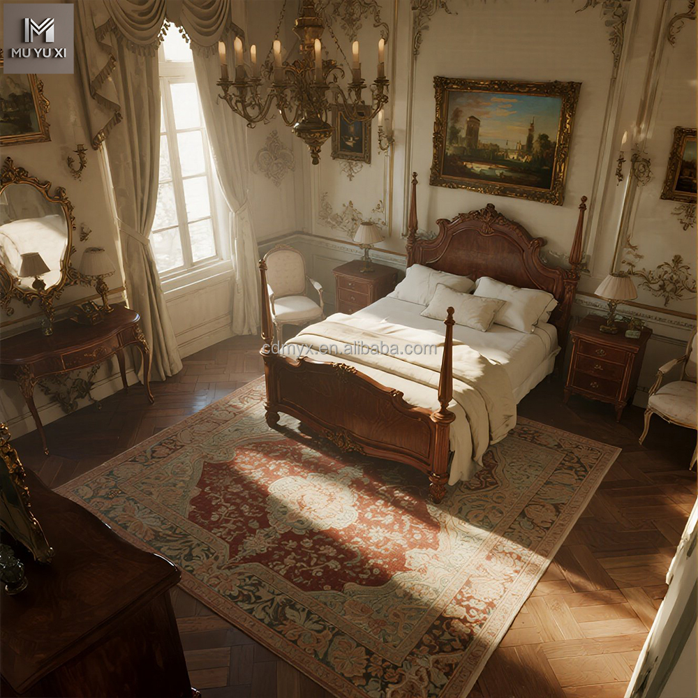 antique wooden bed set bedroom furniture