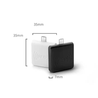 Lecteur de carte de proximité intelligent sans fil Square Android Phone NFC Wireless Reader pour sans contact et puce