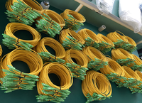 Pabrikan Simplex Jumper G652D/G657A 3.0Mm 2.0Mm Sm Aqua Kabel Patch 9/125 Sc/Apc-sc/Apc Simplex Kabel Patch Serat Optik