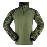 Uniforme Tactique G3 CP Vert de Type Frog, Chemise et Pantalon Camouflage à Manches Longues pour Hommes