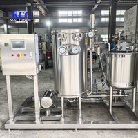 1T Stérilisateur de lait ultra-haute température UHT entièrement automatique, pasteurisateur, stérilisateur de pâte à confiture de jus de fruits